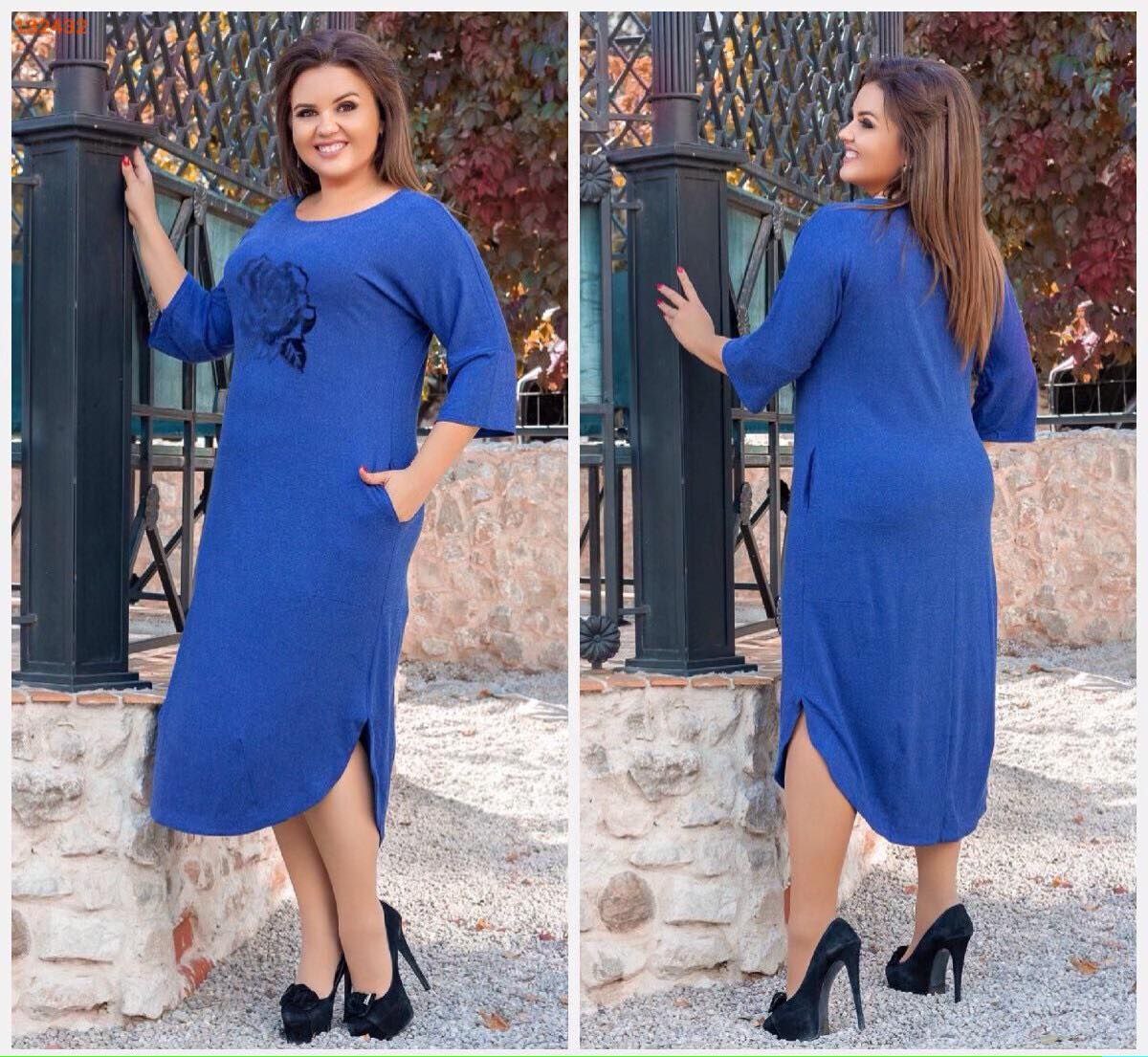 сукня з тоненького трикотажу з ангорою