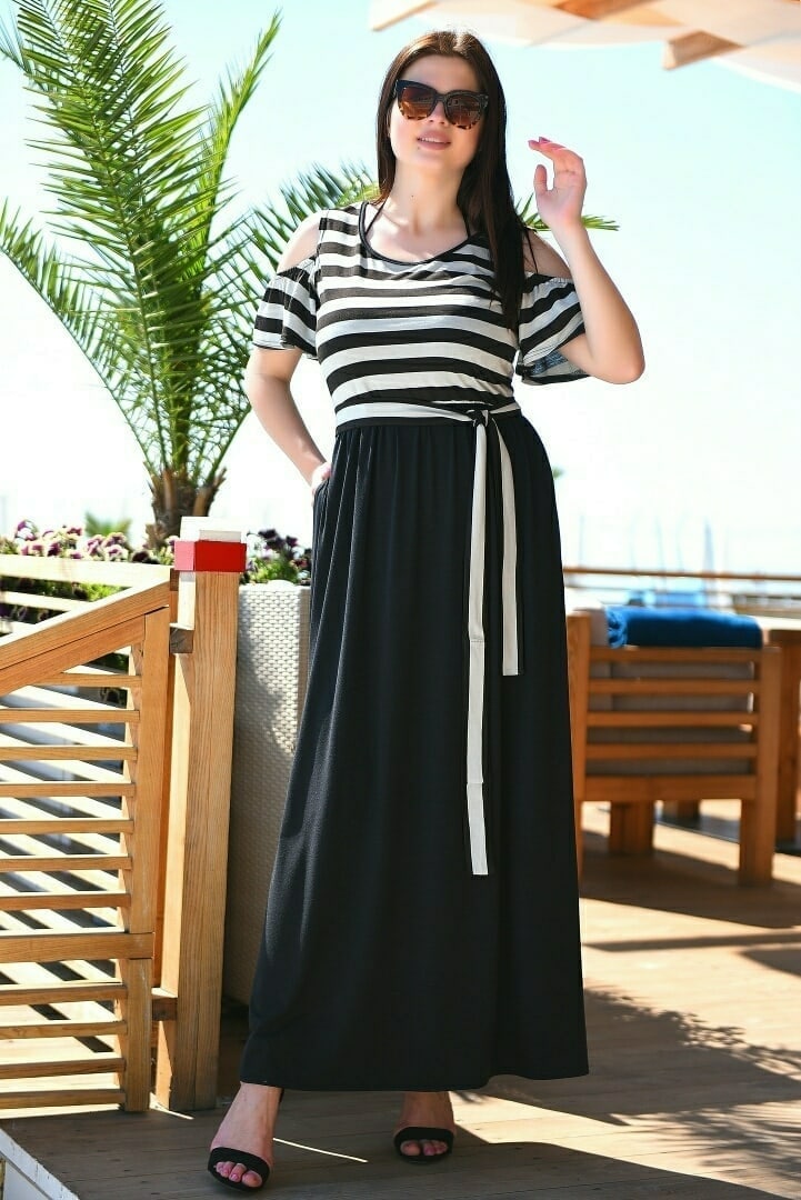 розпродаж!трикотажна довгв літня сукня