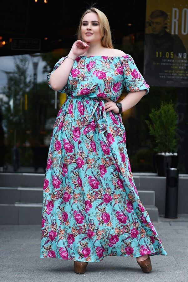 сукня довга зі штапелю